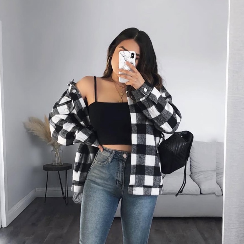 Plaid Flannel Jacket